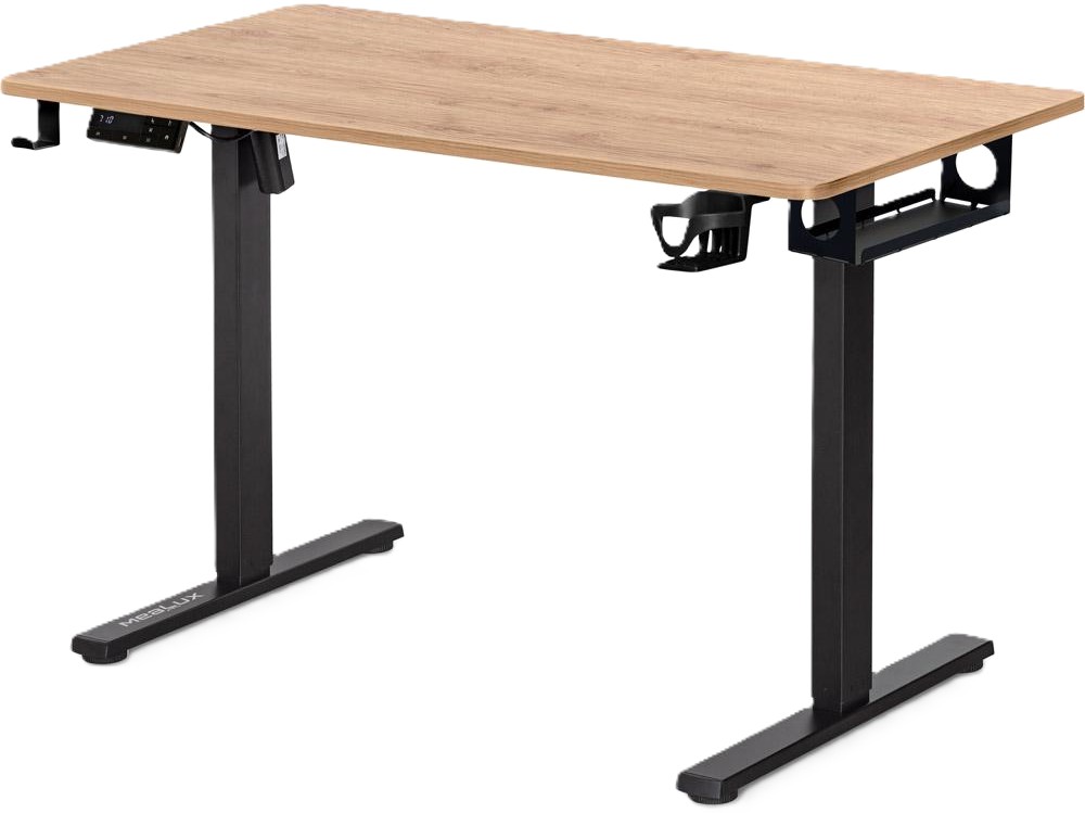 Стіл з електрорегулюванням висоти Mealux PowerDesk Lite Mahogany (EVO-201 Lite Mahogany/B)